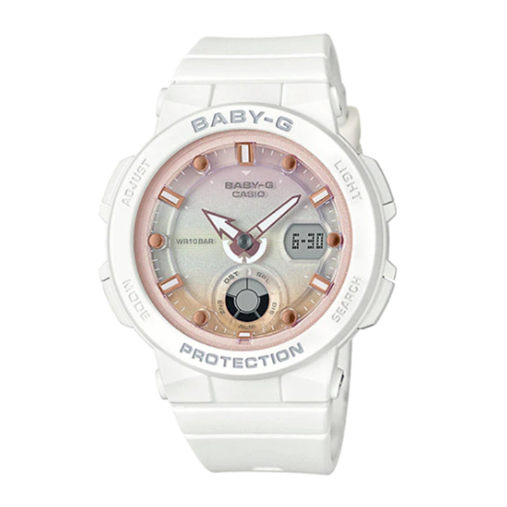 CASIO BABY-G BGA-250-7A2DR STANDARD ANALOG-DIGITAL WHITE WATCH