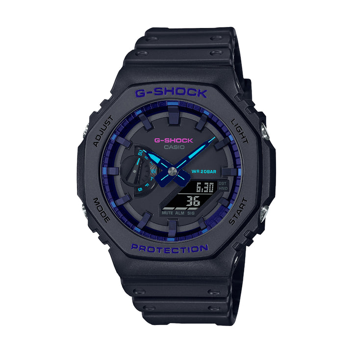 CASIO G-SHOCK GA-2100VB-1ADR SPECIAL COLOUR MODELS BLACK WATCH