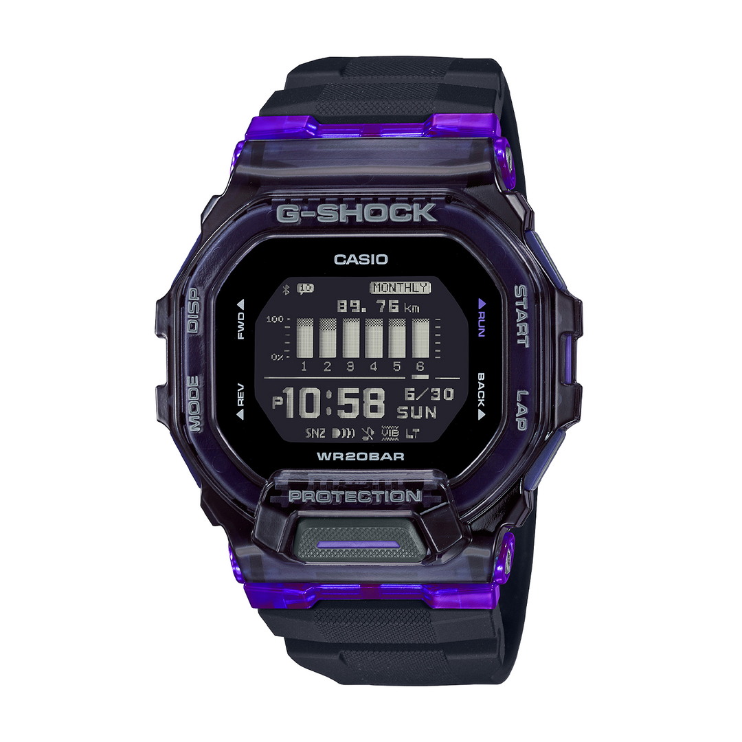 CASIO G-SHOCK SPORTS GBD-200SM-1A6DR DIGITAL SPECIAL COLOUR MODELS PURPLE WATCH