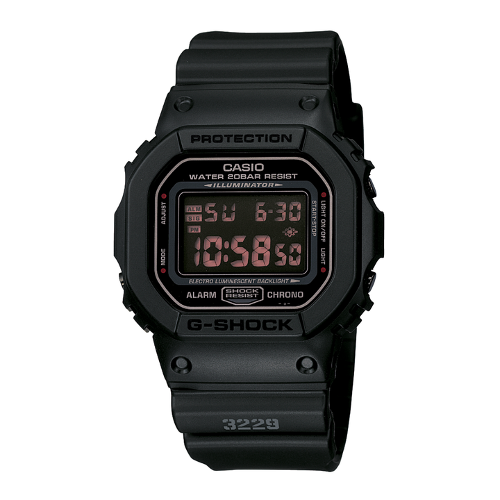 CASIO G-SHOCK DW-5600MS-1DR ORIGIN DIGITAL BLACK WATCH