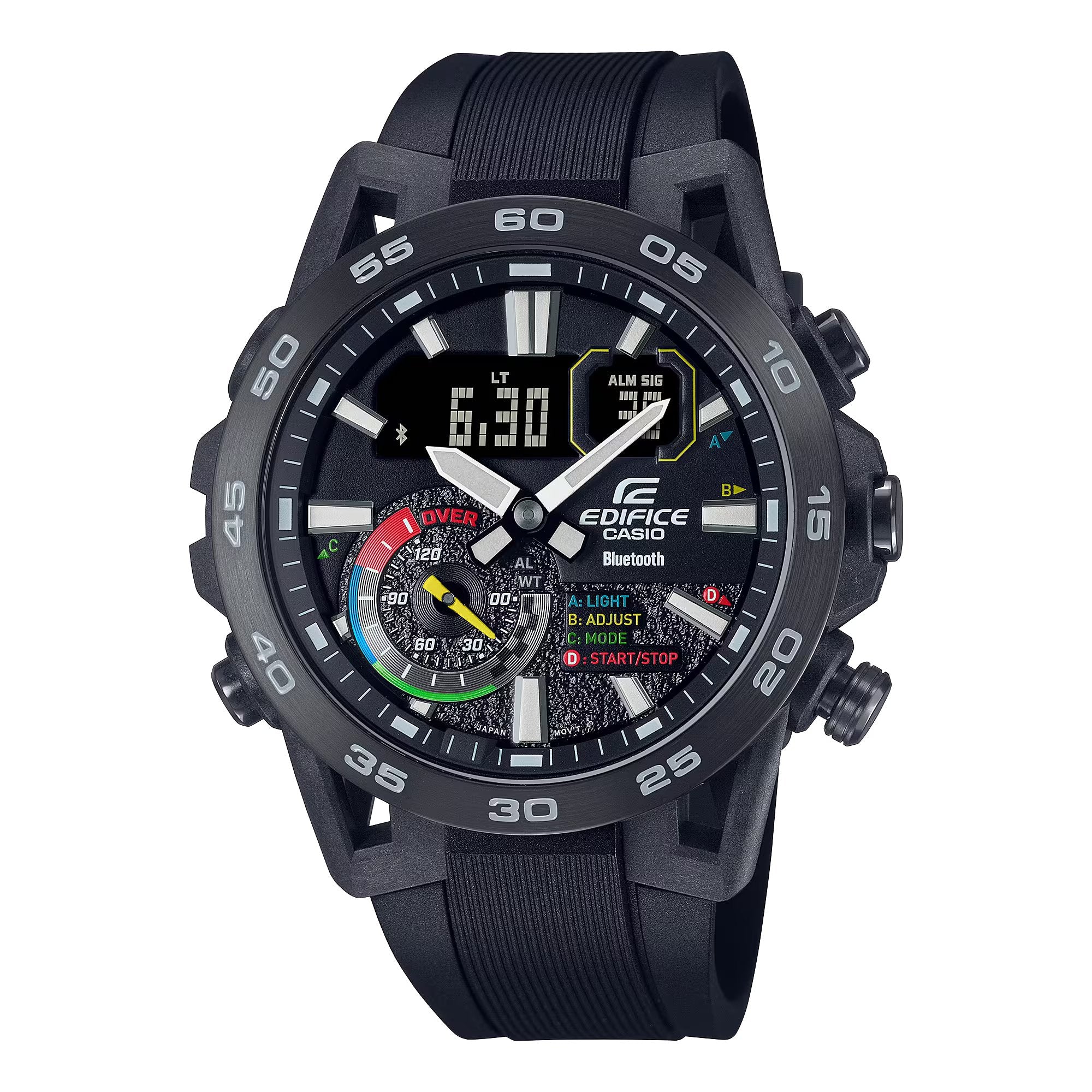 Edifice casio shop watch black