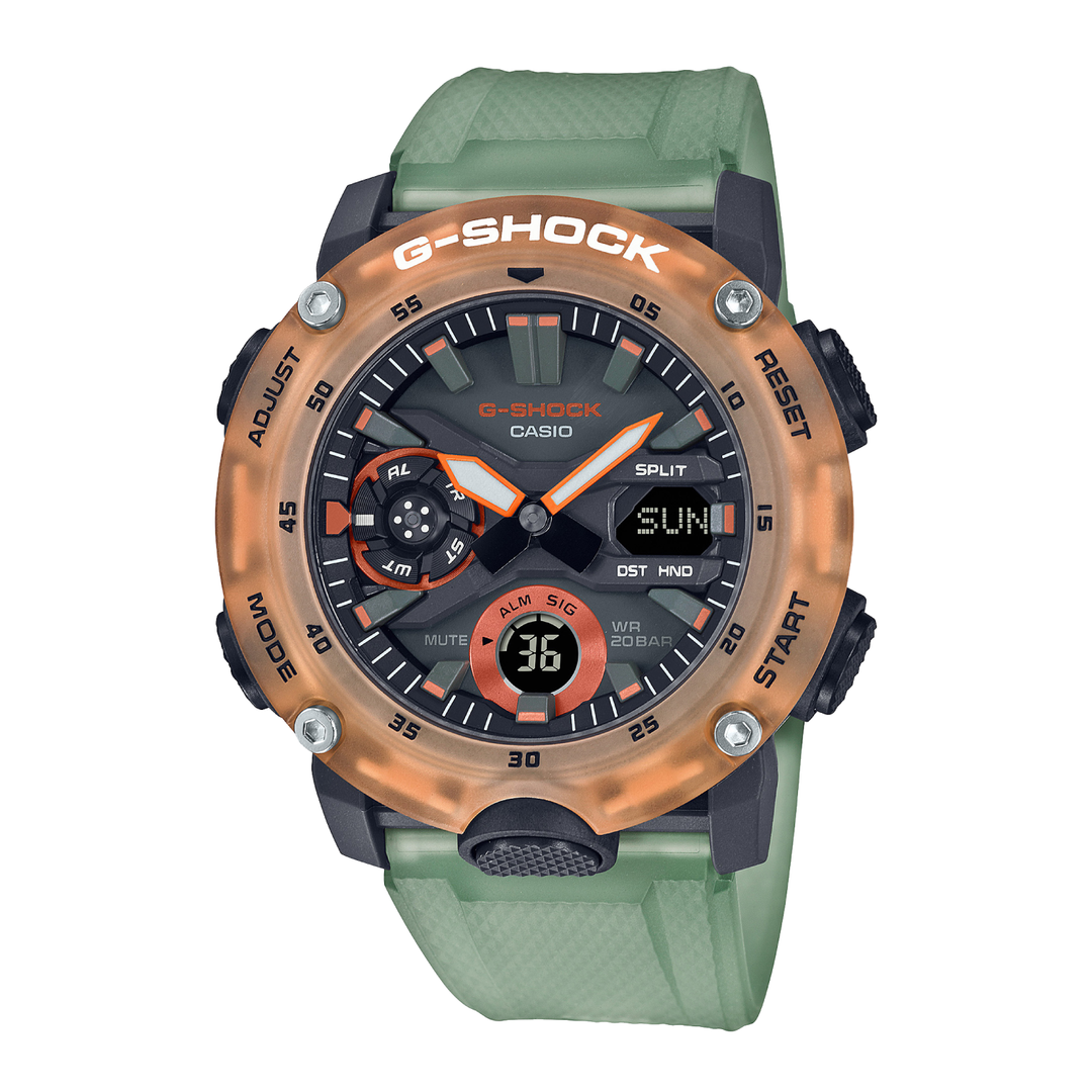 G shock green online colour