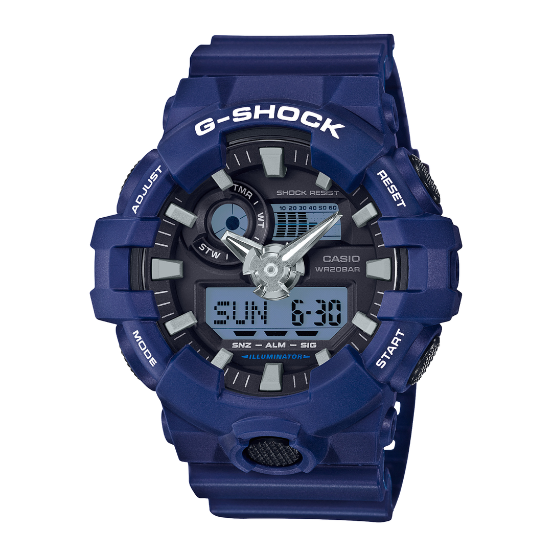 G shock shop in blue color