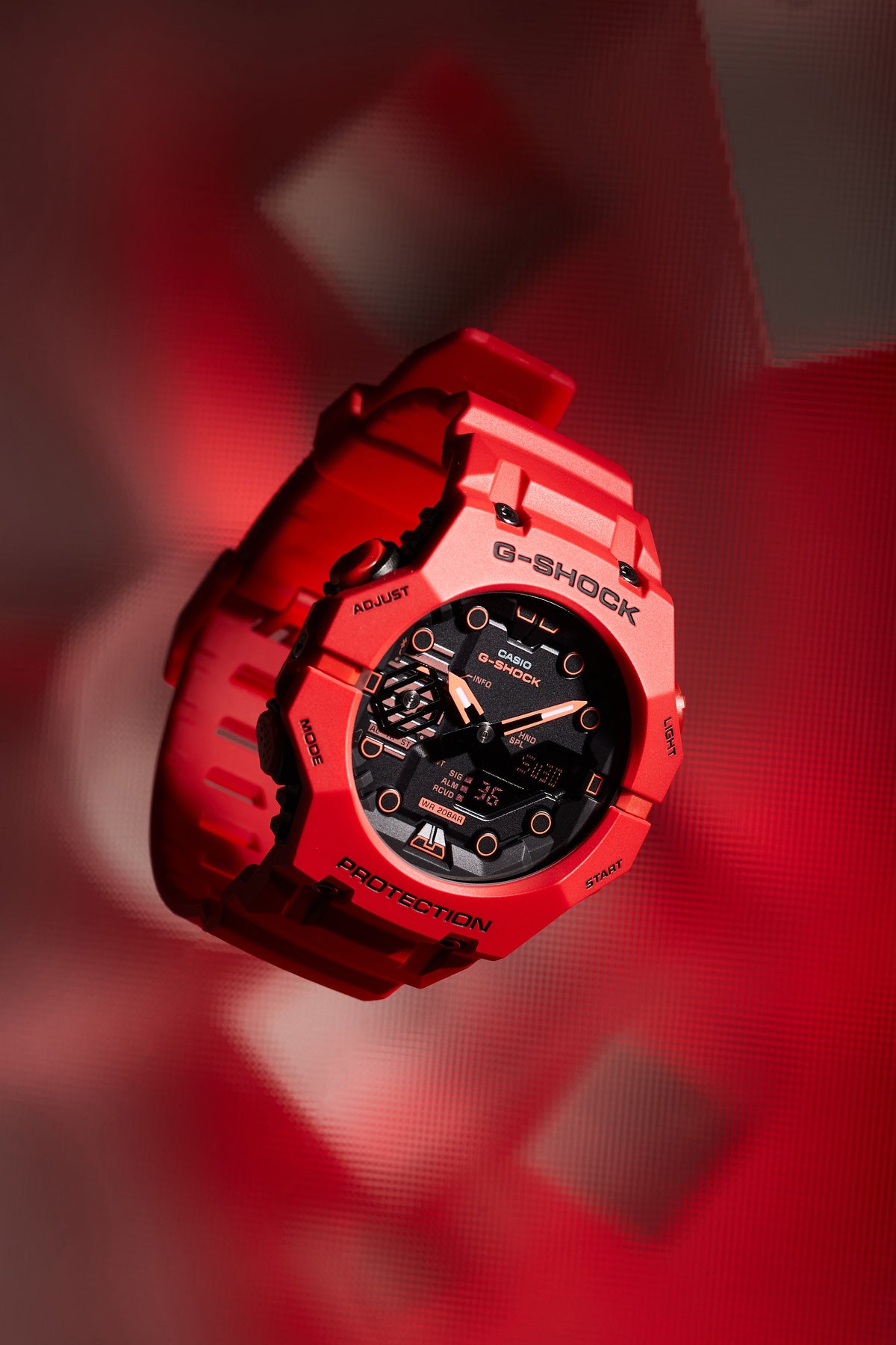 Casio red 2025 g shock