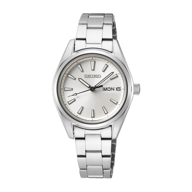 SEIKO SUR349P1 QUARTZ ANALOG 3 HANDS DATE WOMEN WATCH