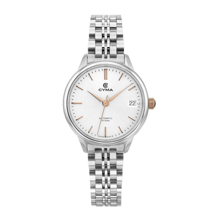 CYMA CLASSIC AUTOMATIC STAINLESS STEEL WOMEN WATCH W02-00793-002