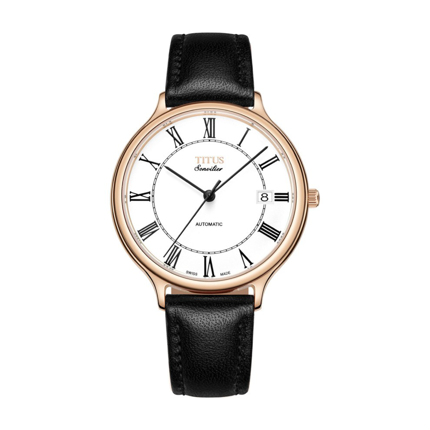 SOLVIL ET TITUS SONVILIER W06-03060-006 3 HANDS DATE AUTOMATIC WOMEN ...