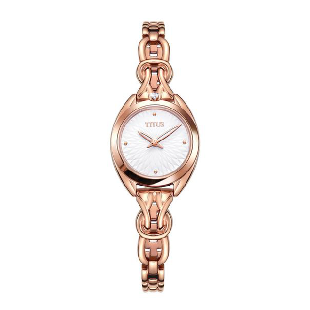 SOLVIL ET TITUS RING & KNOT W06-03133-001 2 HANDS QUARTZ WOMEN WATCH