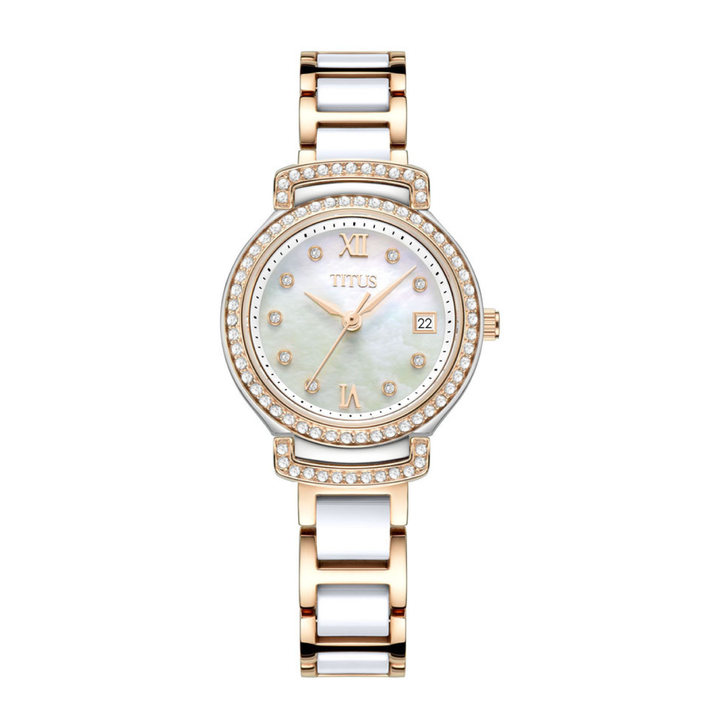 SOLVIL ET TITUS FAIR LADY W06-03139-002 3 HANDS DATE QUARTZ WOMEN WATCH