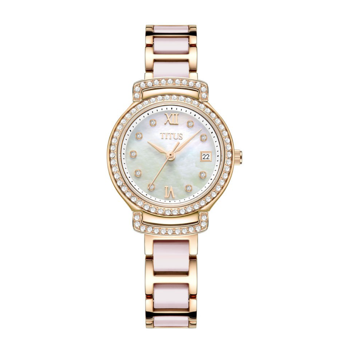 SOLVIL ET TITUS FAIR LADY W06-03139-004 3 HANDS DATE QUARTZ WOMEN WATCH