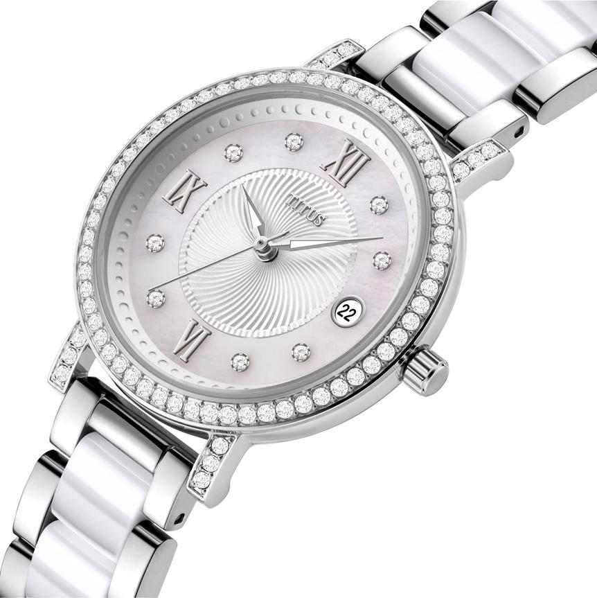 SOLVIL ET TITUS CHANDELIER W06-03191-001 3 HANDS DATE QUARTZ WOMEN WATCH