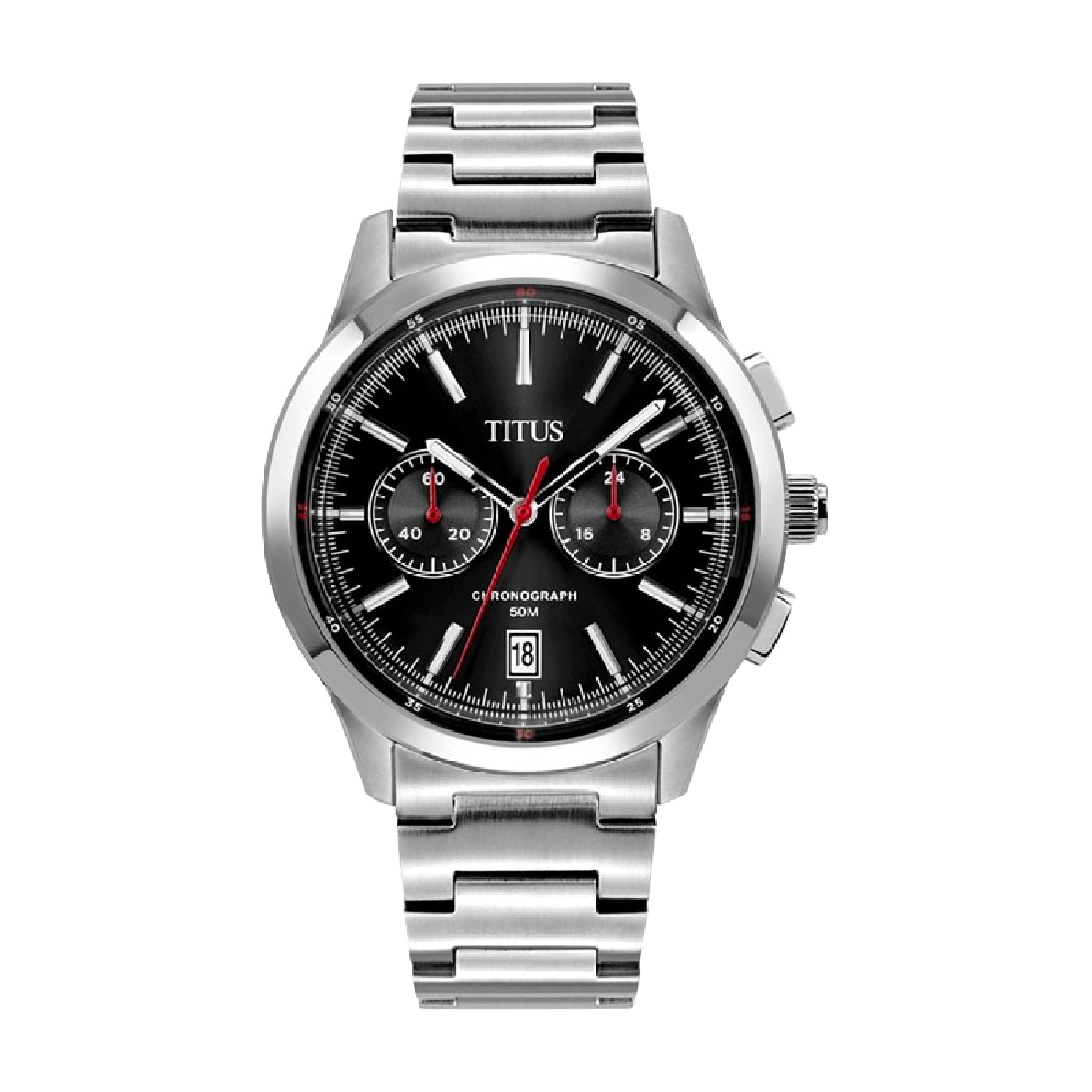 Chronograph hot sale stainless steel