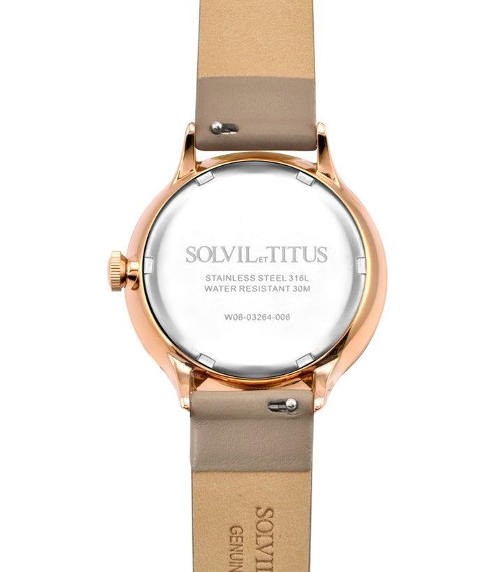 SOLVIL ET TITUS INTERLUDE W06-03264-006 MULTI-FUNCTION QUARTZ WOMEN WATCH