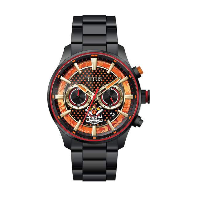 SOLVIL ET TITUS W06-03318-001 LIMITED EDITION LION DANCE CHRONOGRAPH WATCH