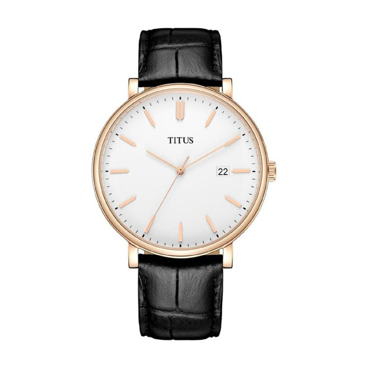 SOLVIL ET TITUS CLASSICIST W06-03098-002 3 HANDS DATE QUARTZ MEN WATCH