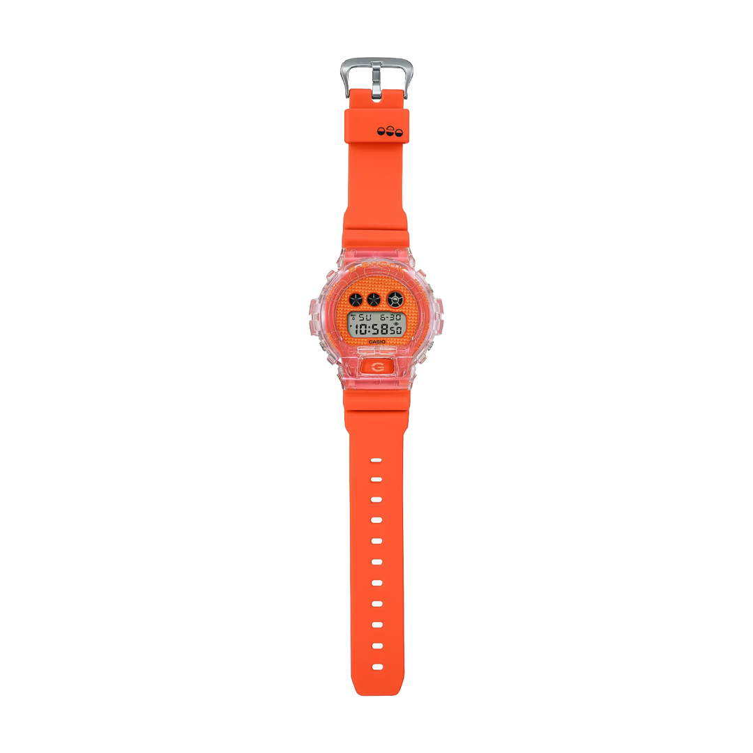 CASIO G-SHOCK DW-6900GL-4DR LUCKY DROP DIGITAL ORANGE WATCH