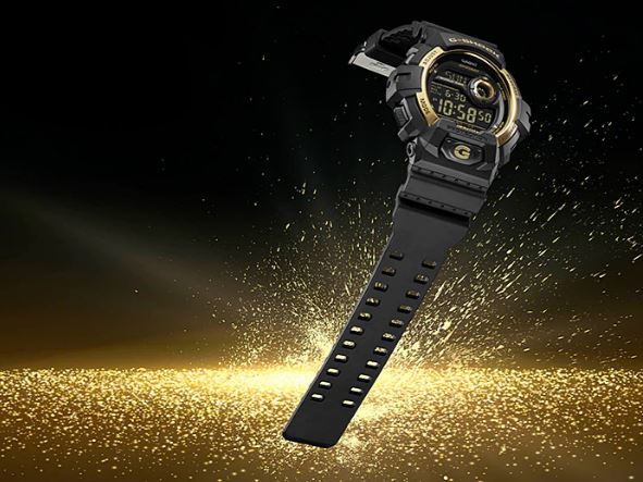 Casio hot sale black gold